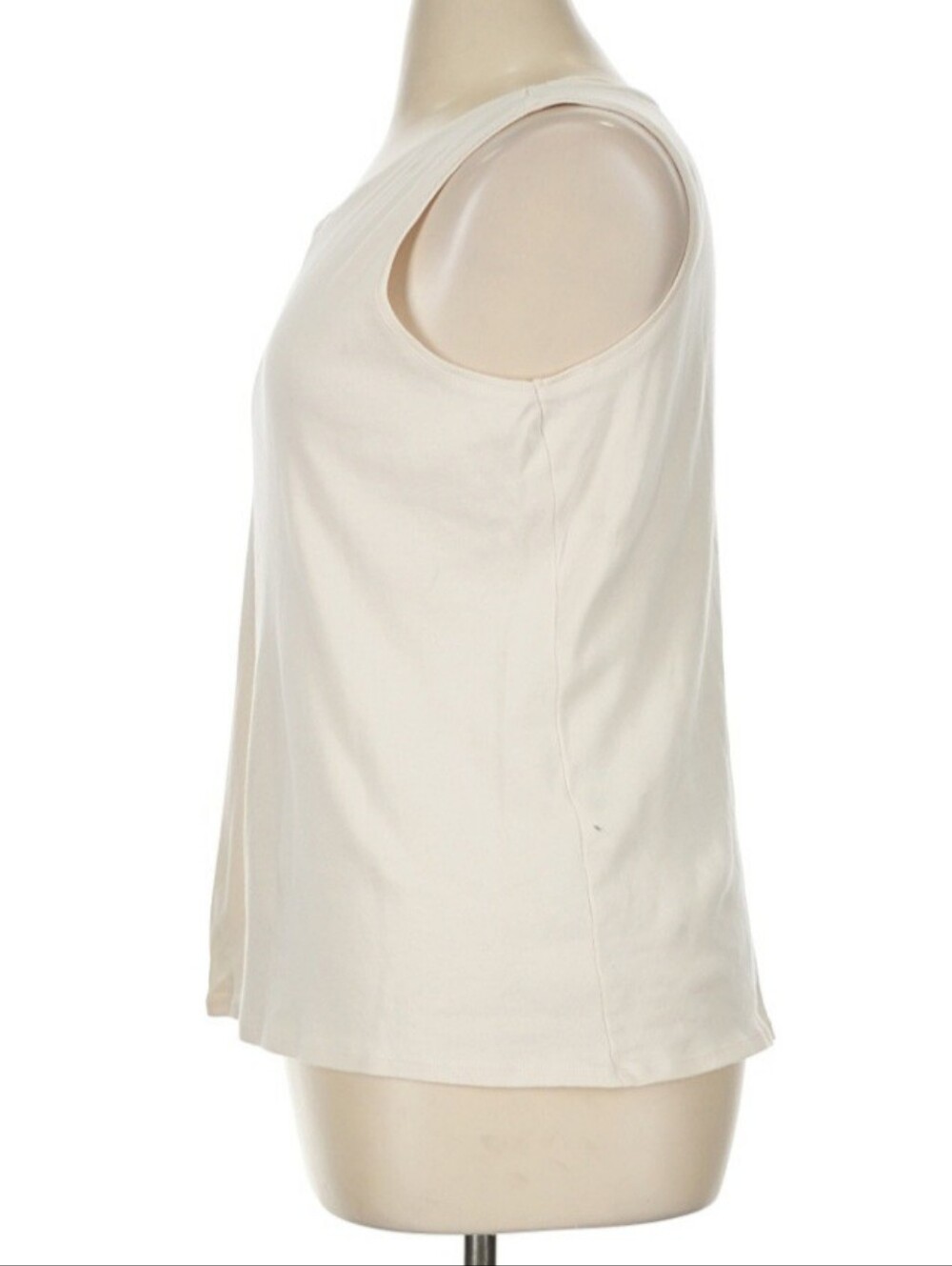 Chico's Sleeveless Pullover Ivory Top Sz 3 EUC - Picture 4 of 6